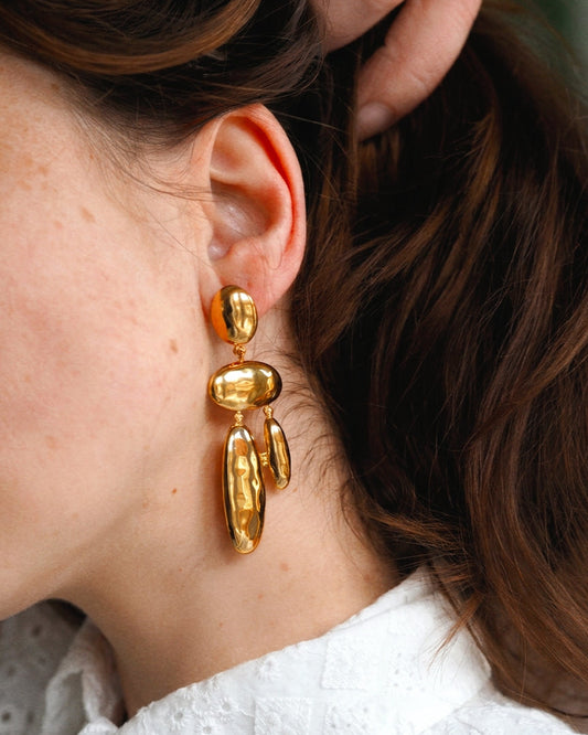 Odette Earrings in Gold