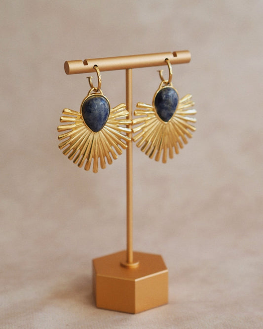 Palmera Earrings in Gold