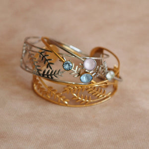 Olivia Adjustable Bangle in Gold