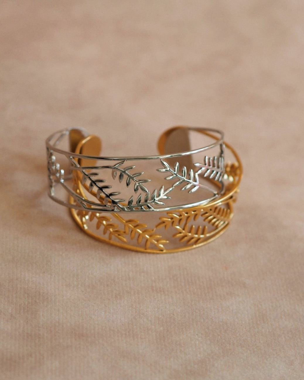 Olivia Adjustable Bangle in Gold