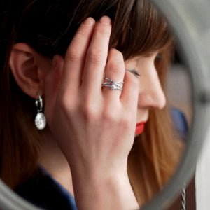 Alpha Centauri Ring in Silver