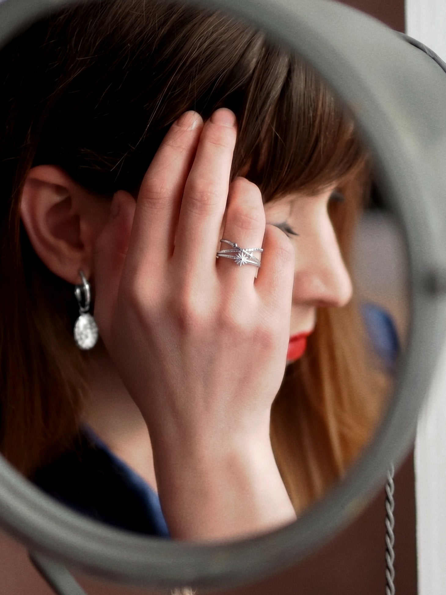 Alpha Centauri Ring in Silver