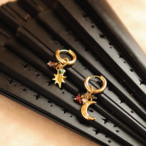Star & Moon Hoops