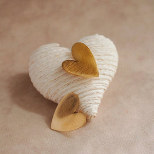 Arabella Polished Heart Studs