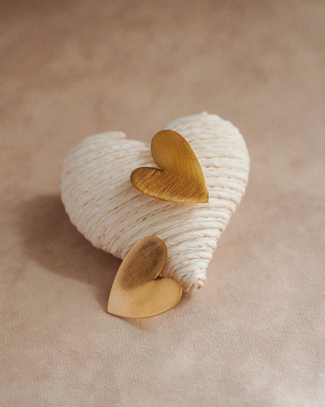 Arabella Polished Heart Studs