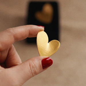 Arabella Polished Heart Studs