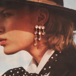 Rosalind "Rain" Earrings Iridescent Pink