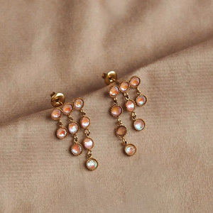 Rosalind "Rain" Earrings Iridescent Pink