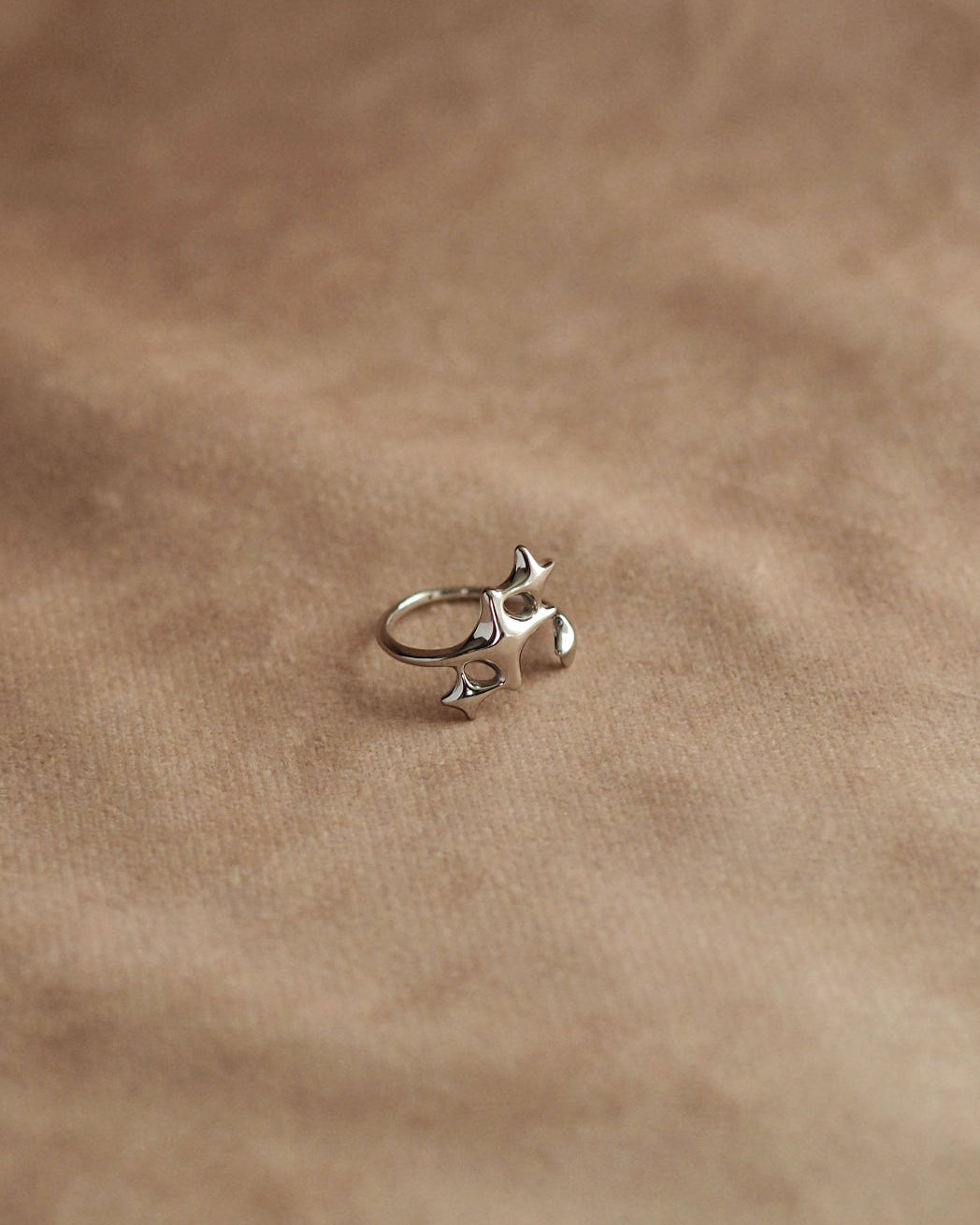 Nina Star Ring in Silver
