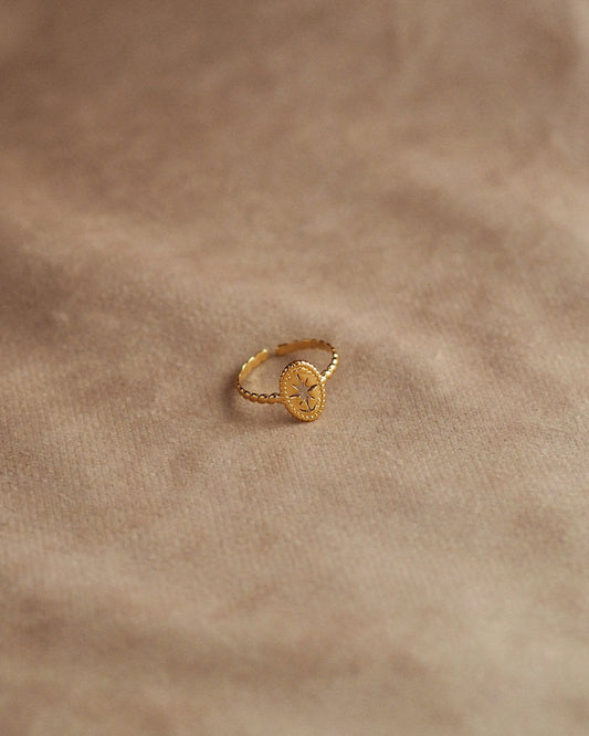 Pauline Star Ring in Gold