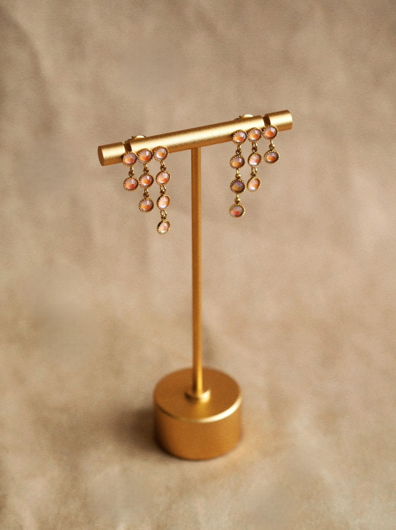 Rosalind "Rain" Earrings Iridescent Pink