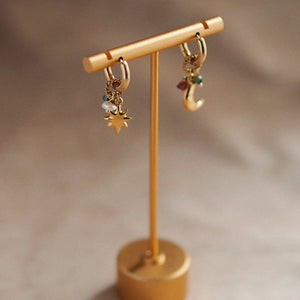 Star & Moon Hoops