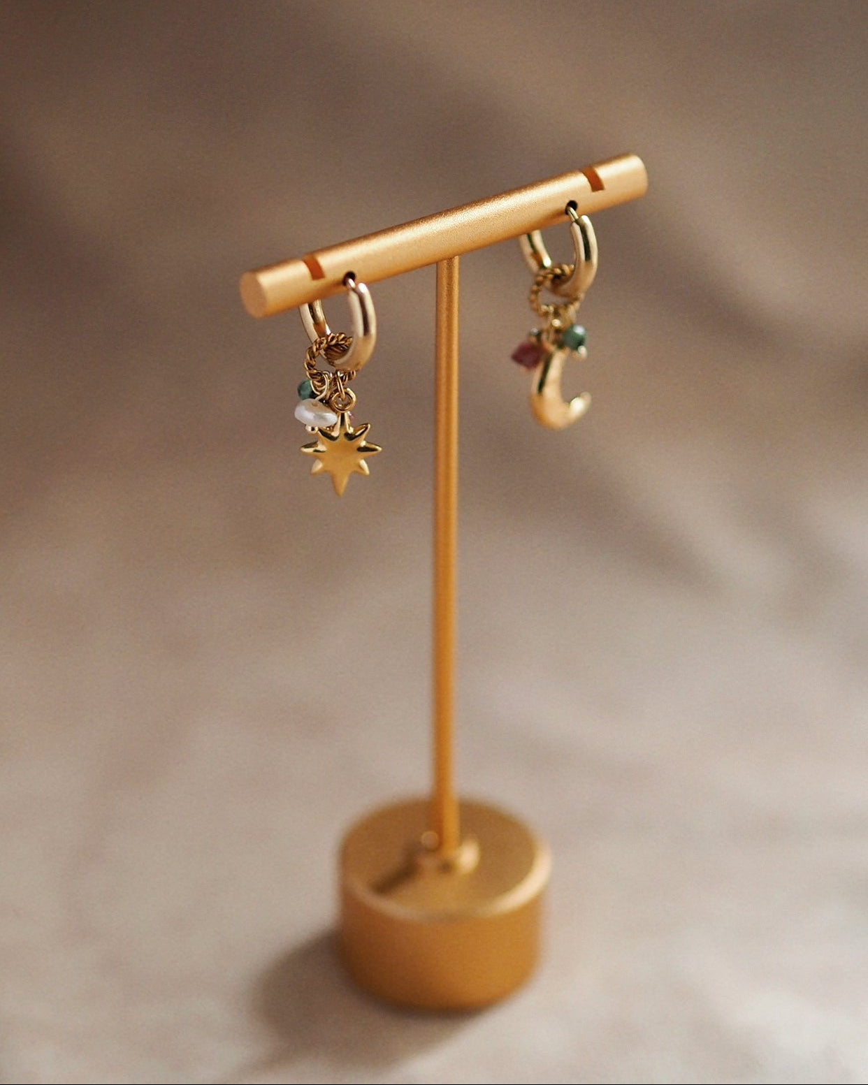 Star & Moon Hoops