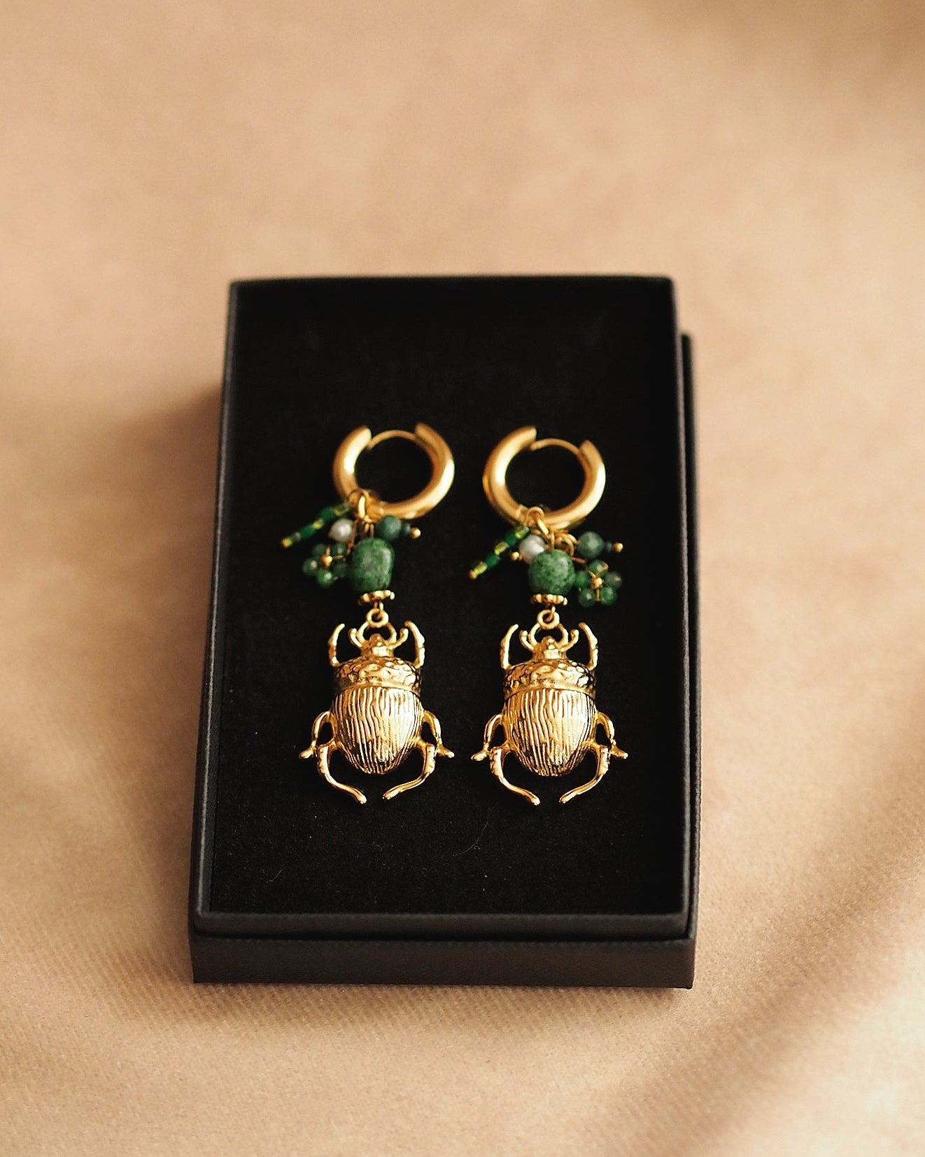 Unique Beetle Earrings