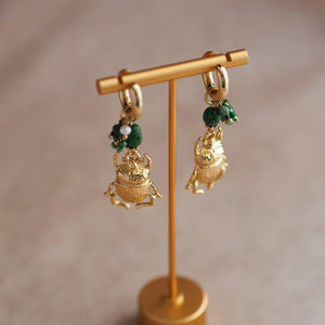 Unique Beetle Earrings