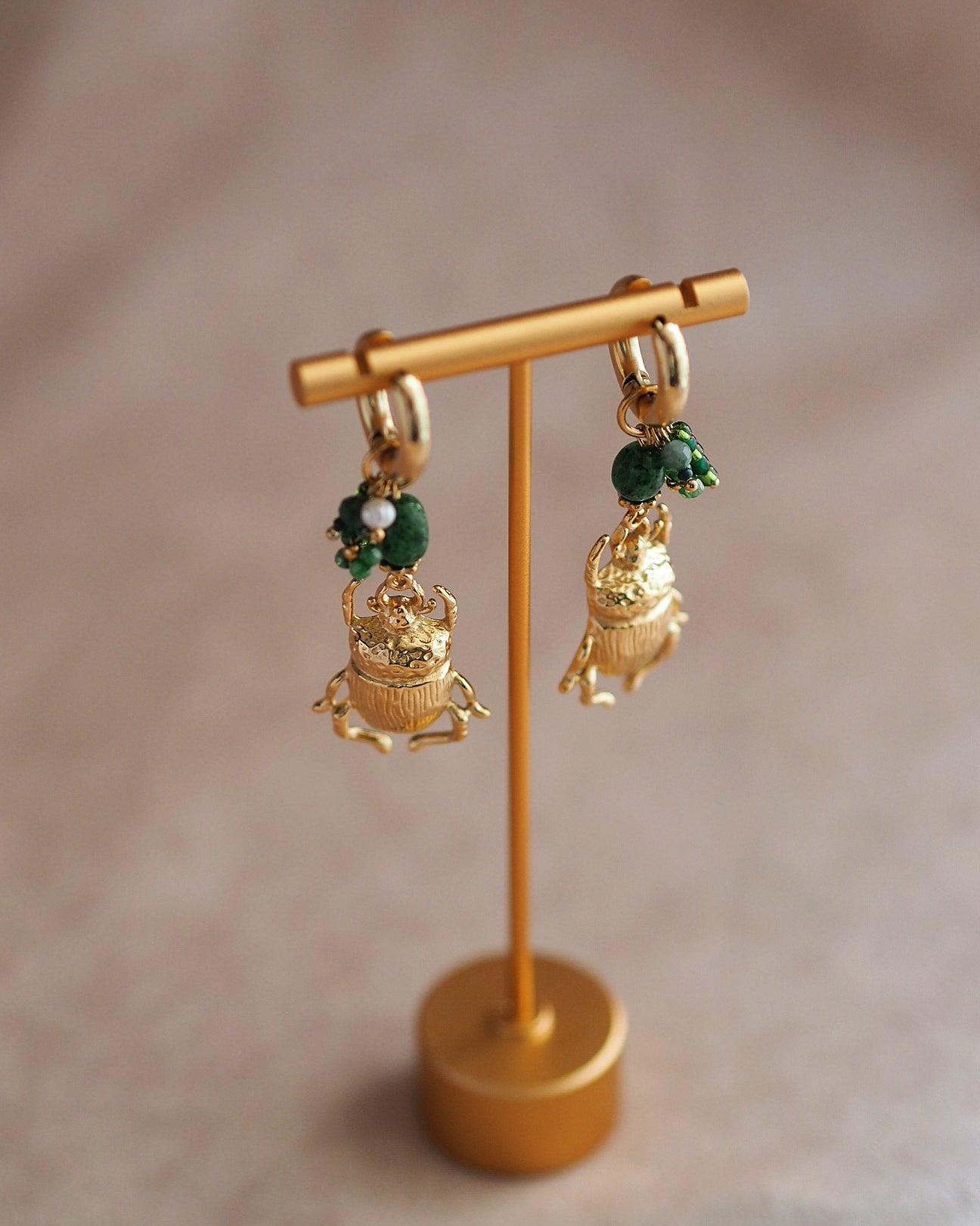 Unique Beetle Earrings