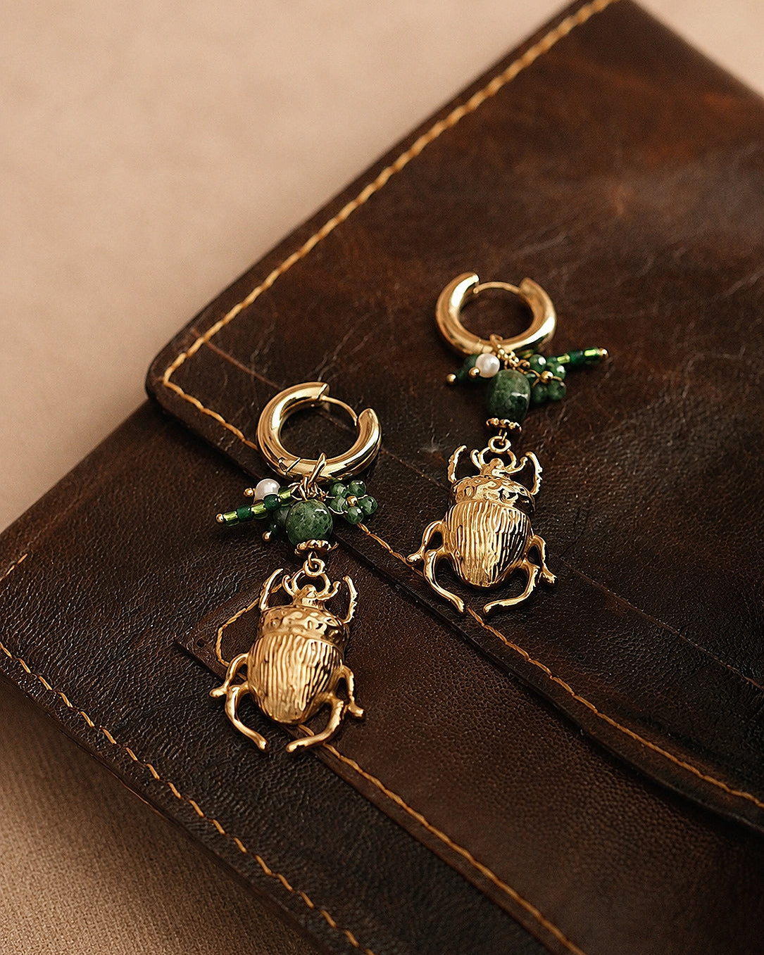 Unique Beetle Earrings