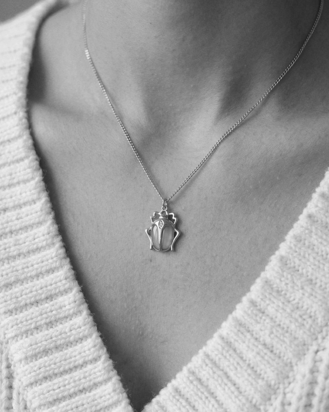 Unique Beetle Necklace