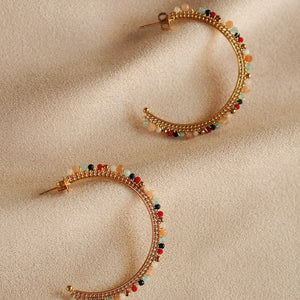 Gemstone Hoops / Multicolour