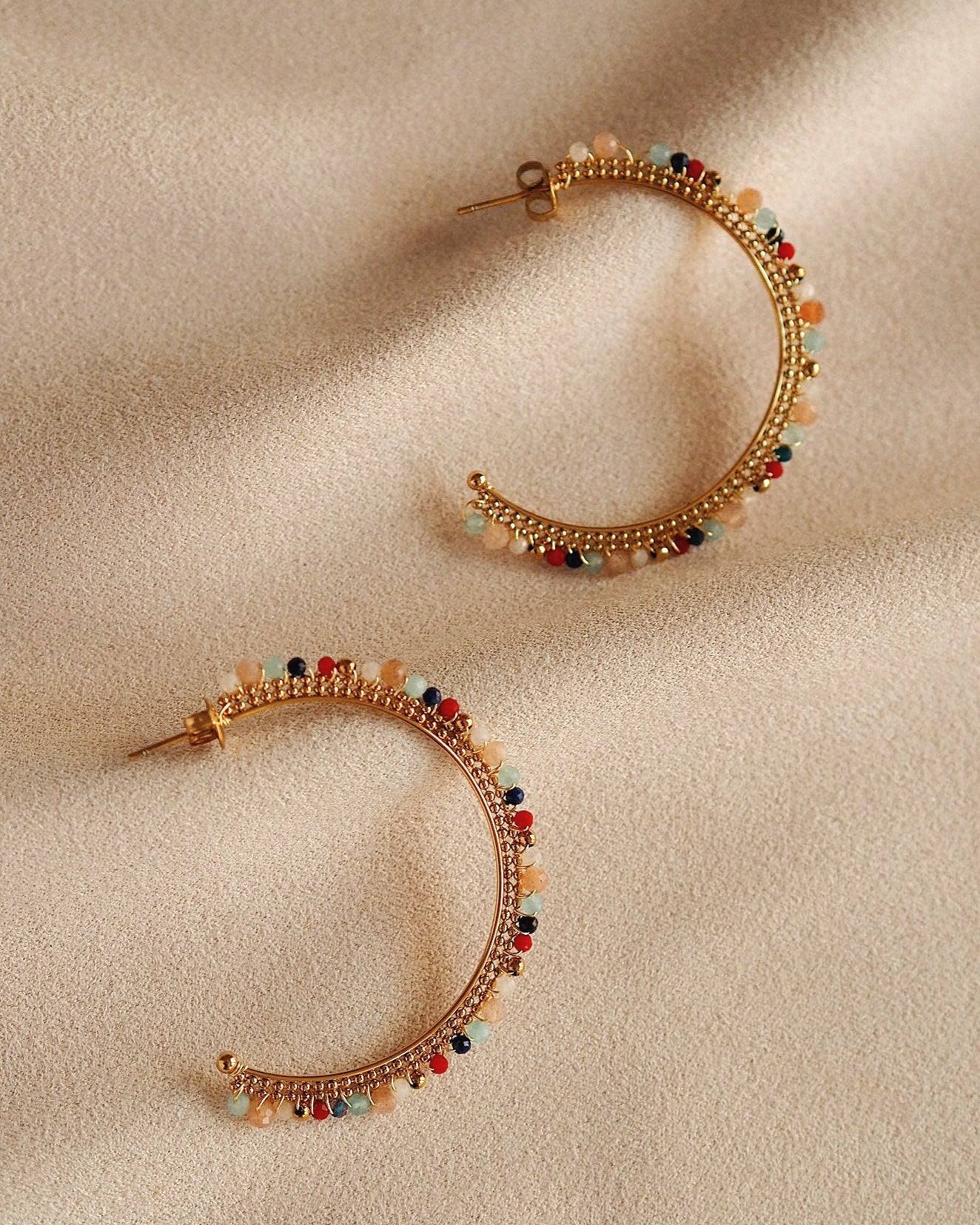 Gemstone Hoops / Multicolour