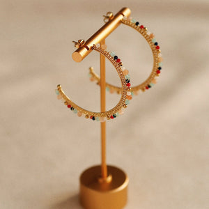 Gemstone Hoops / Multicolour