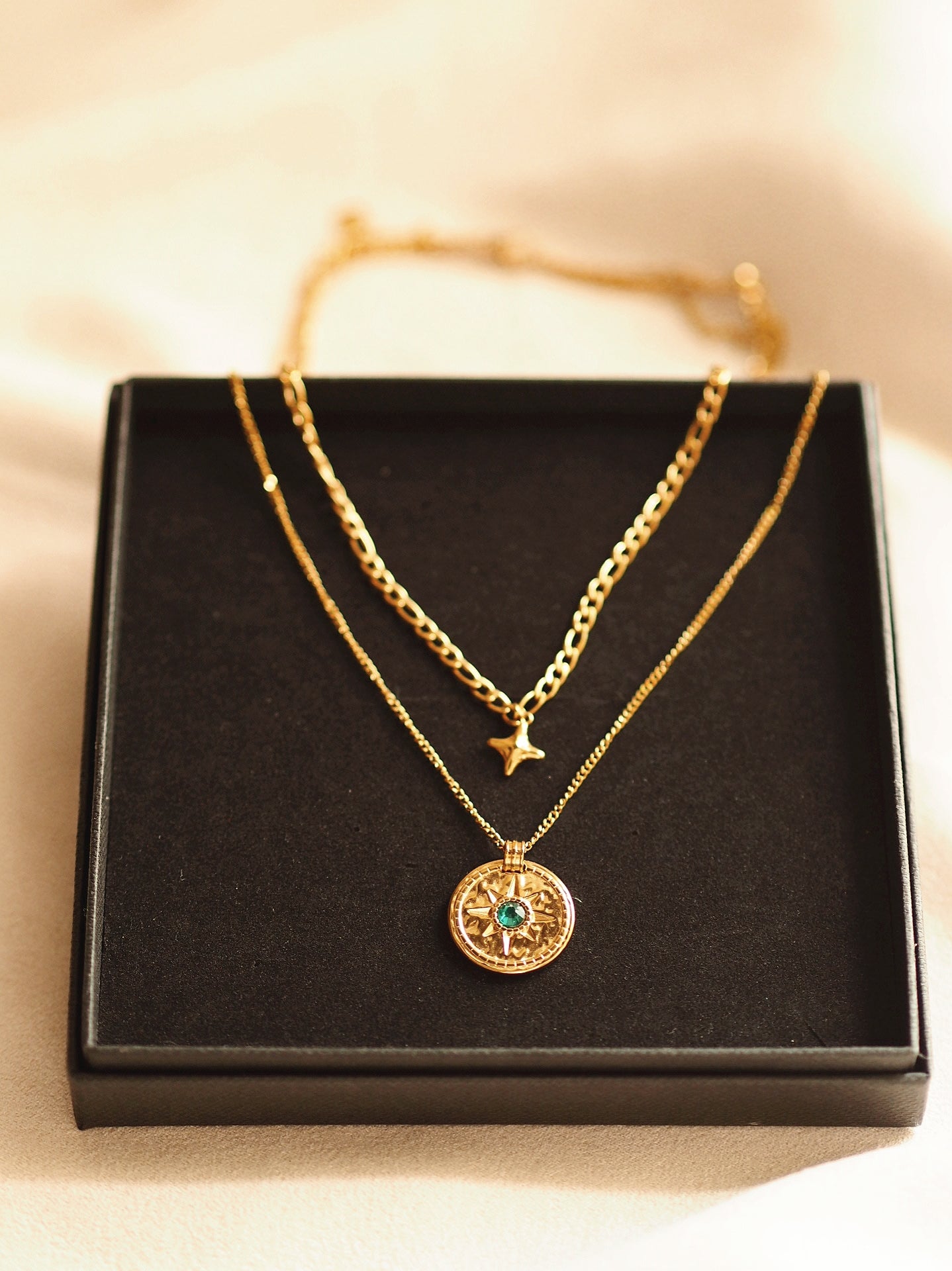 Northern Star Necklace in Green