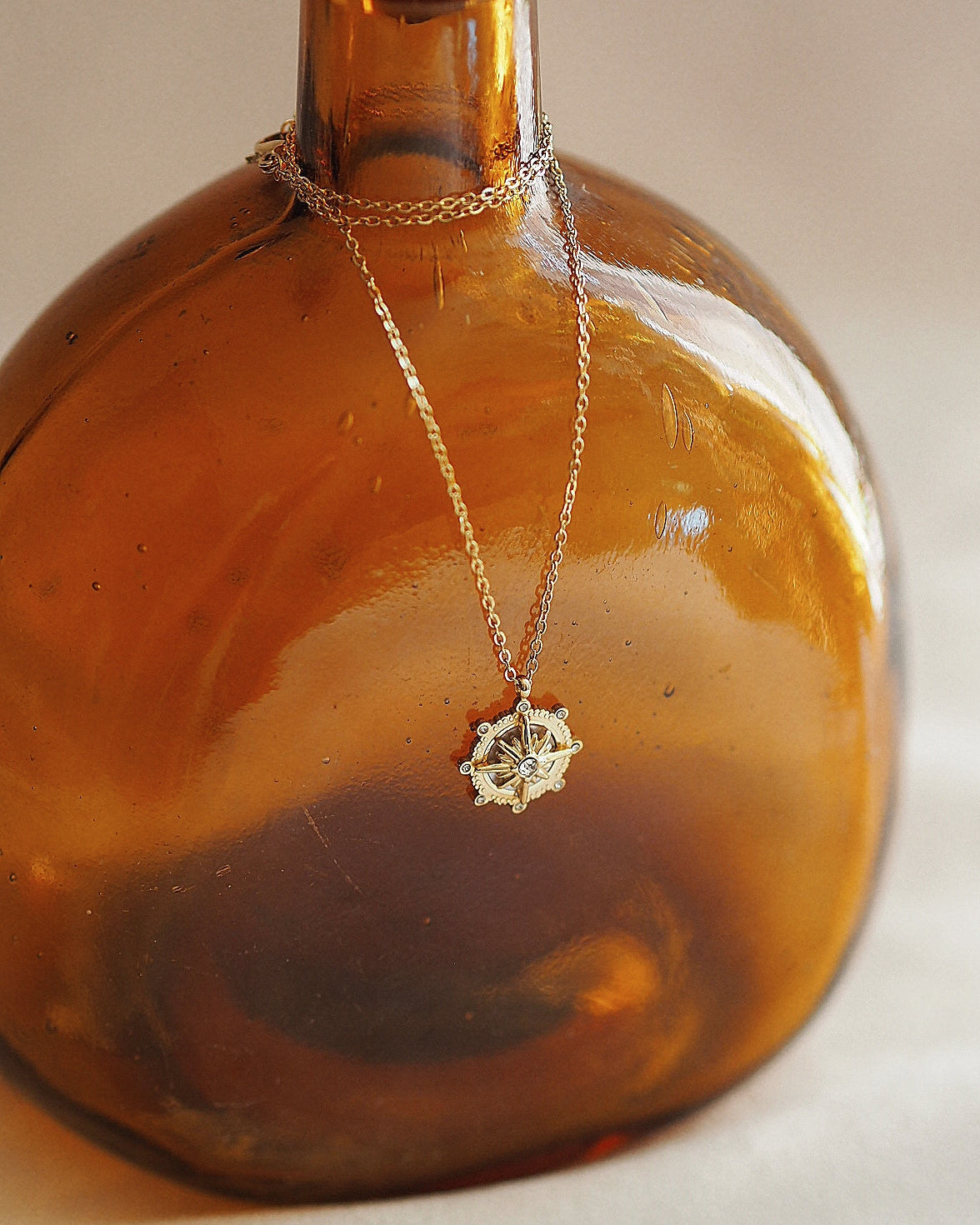 Marina Star Necklace in Gold