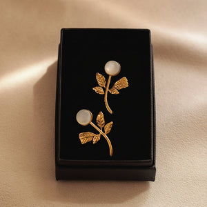 Floral Mother of Pearl Earrings