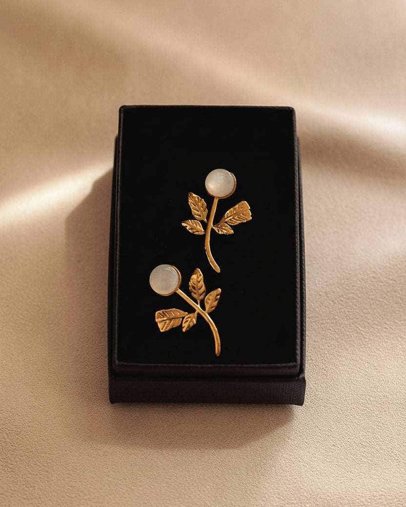 Floral Mother of Pearl Earrings