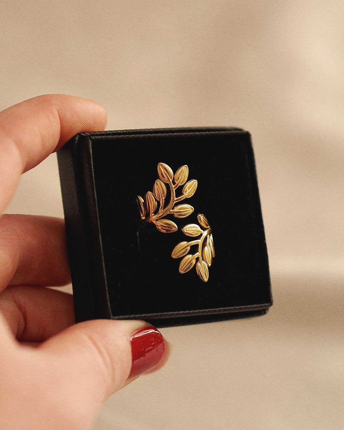 Olive Leaf Ring