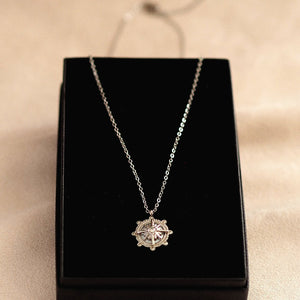 Marina Star Necklace in Silver