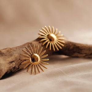 Estelle Sunflower Earrings