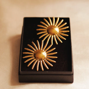 Estelle Sunflower Earrings