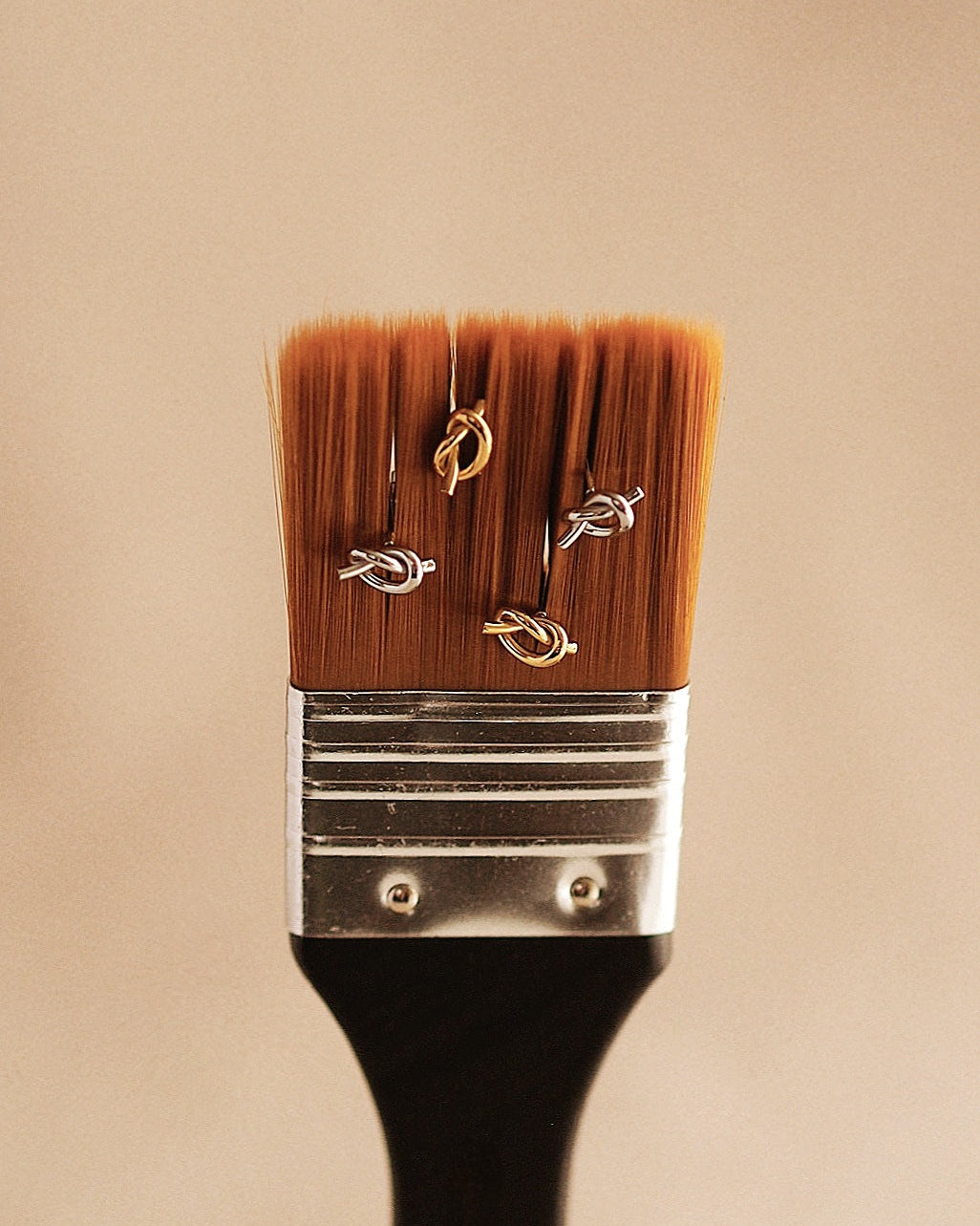 Eternal Knot Studs in Silver