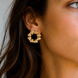 Fleur Crown of Flowers Earrings