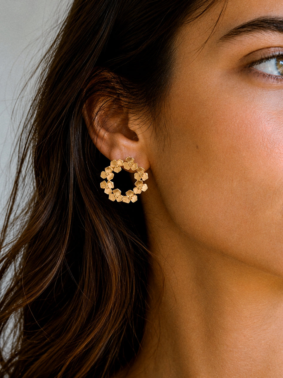 Fleur Crown of Flowers Earrings