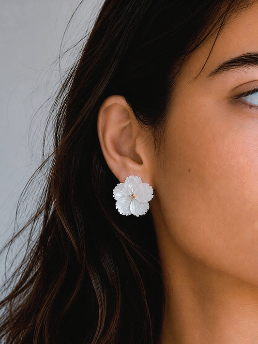 Lily Flower Studs