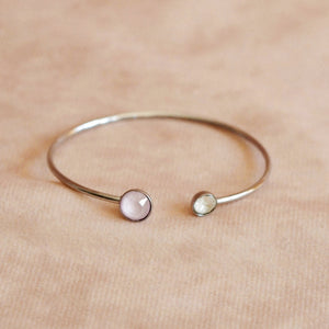 Julie Adjustable Bangle with Swarovski Stones