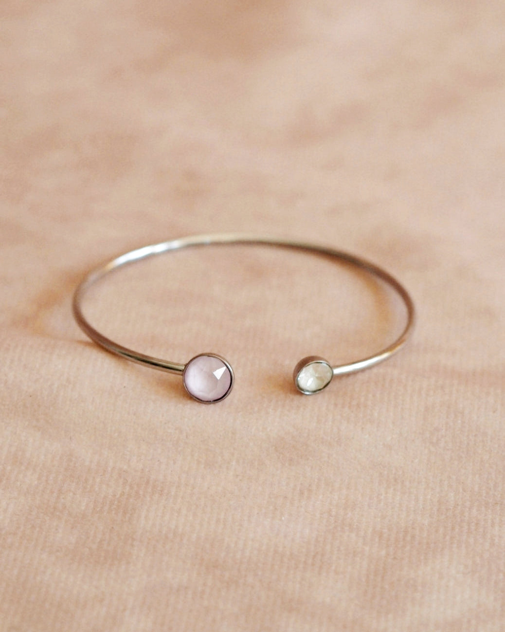 Julie Adjustable Bangle with Swarovski Stones