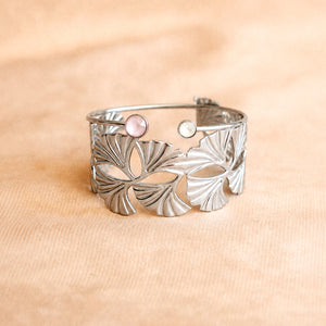 Julie Adjustable Bangle with Swarovski Stones