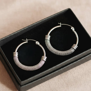 Mona Earrings in Silver