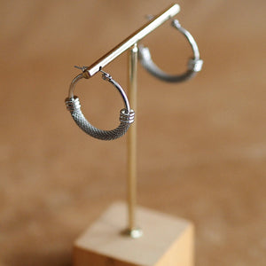 Mona Earrings in Silver