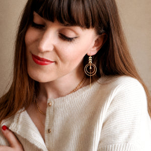 New Summer 25 in Gold / Signature Chain Earrings
