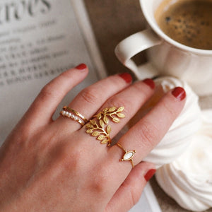 Olive Leaf Ring