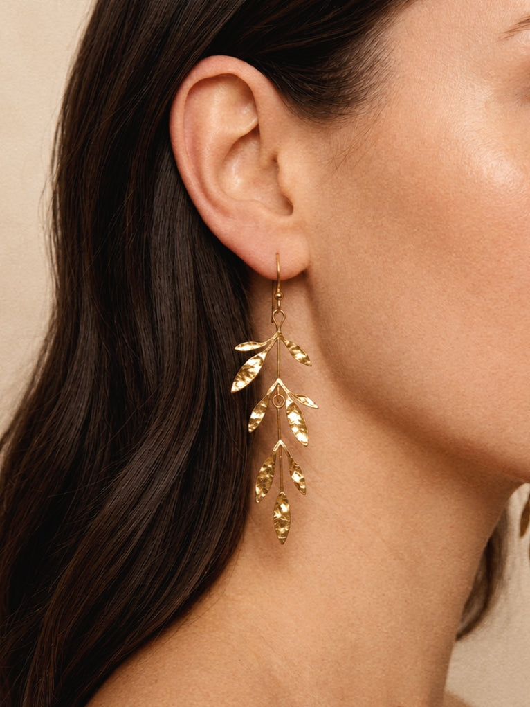 Olivia Earrings in Gold (Petite)