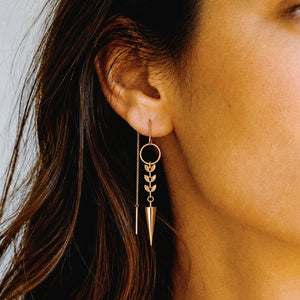 Andrea Atlas Signature Chain Earrings N°56 in Gold