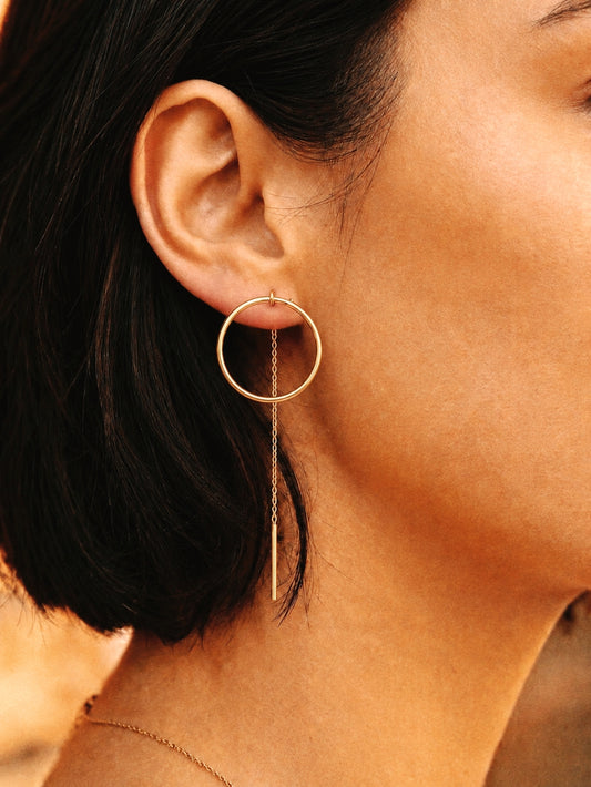 Luna Earrings in Gold