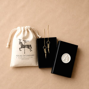 Andrea Atlas Signature Chain Earrings N°56 in Gold