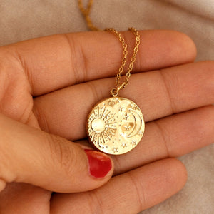 Sparkle Coin Necklace