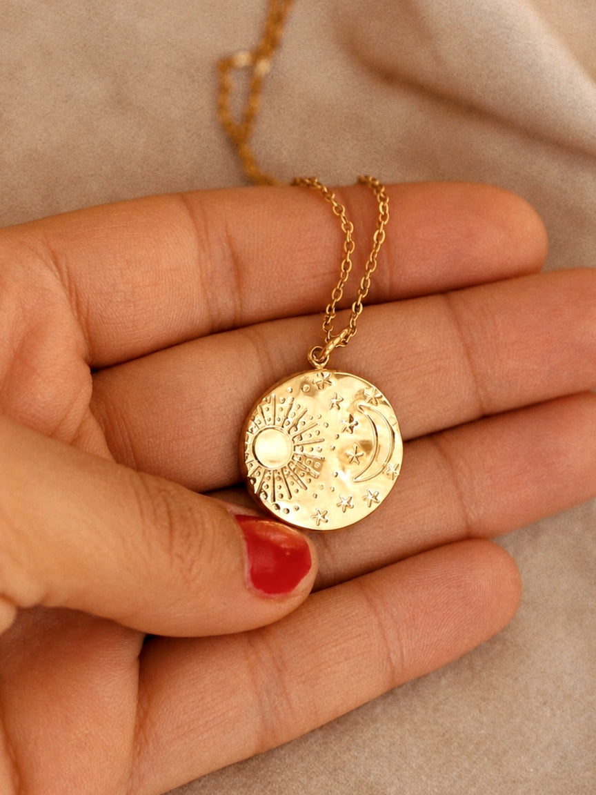 Sparkle Coin Necklace